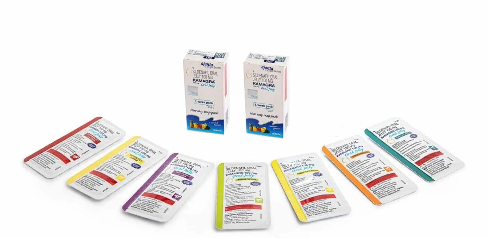 קמגרה ג'ל | KAMAGRA ORAL JELLY 100mg 10 קמגרה ג'ל מארז 14 יח